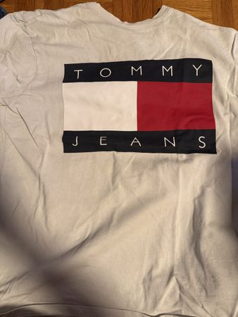 T-shirt Tommy Jeans logo blanc taille XXL