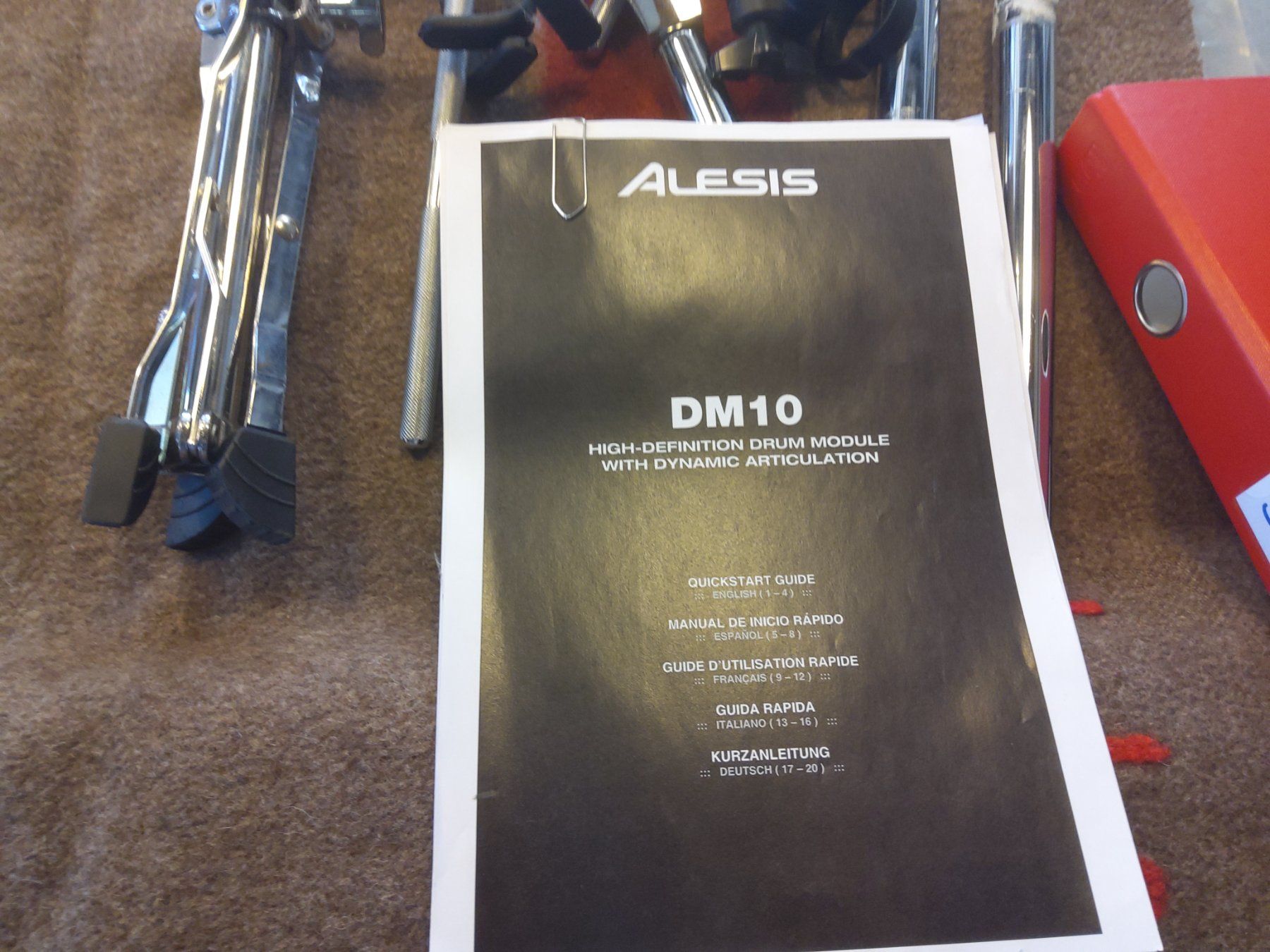 Alesis Strumenti musicali: E Drum Alesis DM10 Konvolut – Difettoso da Seengen venduto da Zippypuente 3