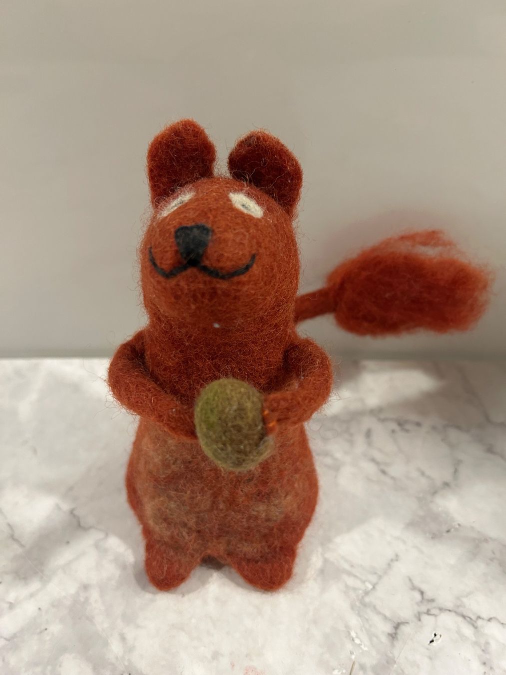 Statuette: Filztier Eichhörnchen Filz Tier – Usato da Basel venduto da toy_t8bb