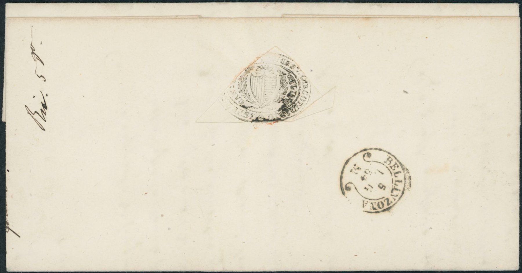 Tutti i francobolli: TI Curio - Strahlenstempel - Lugano - Brief – Usato da Schindellegi venduto da leecollect 1