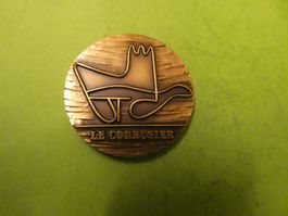 Bronze-Medaille 33 mm, Corbusier