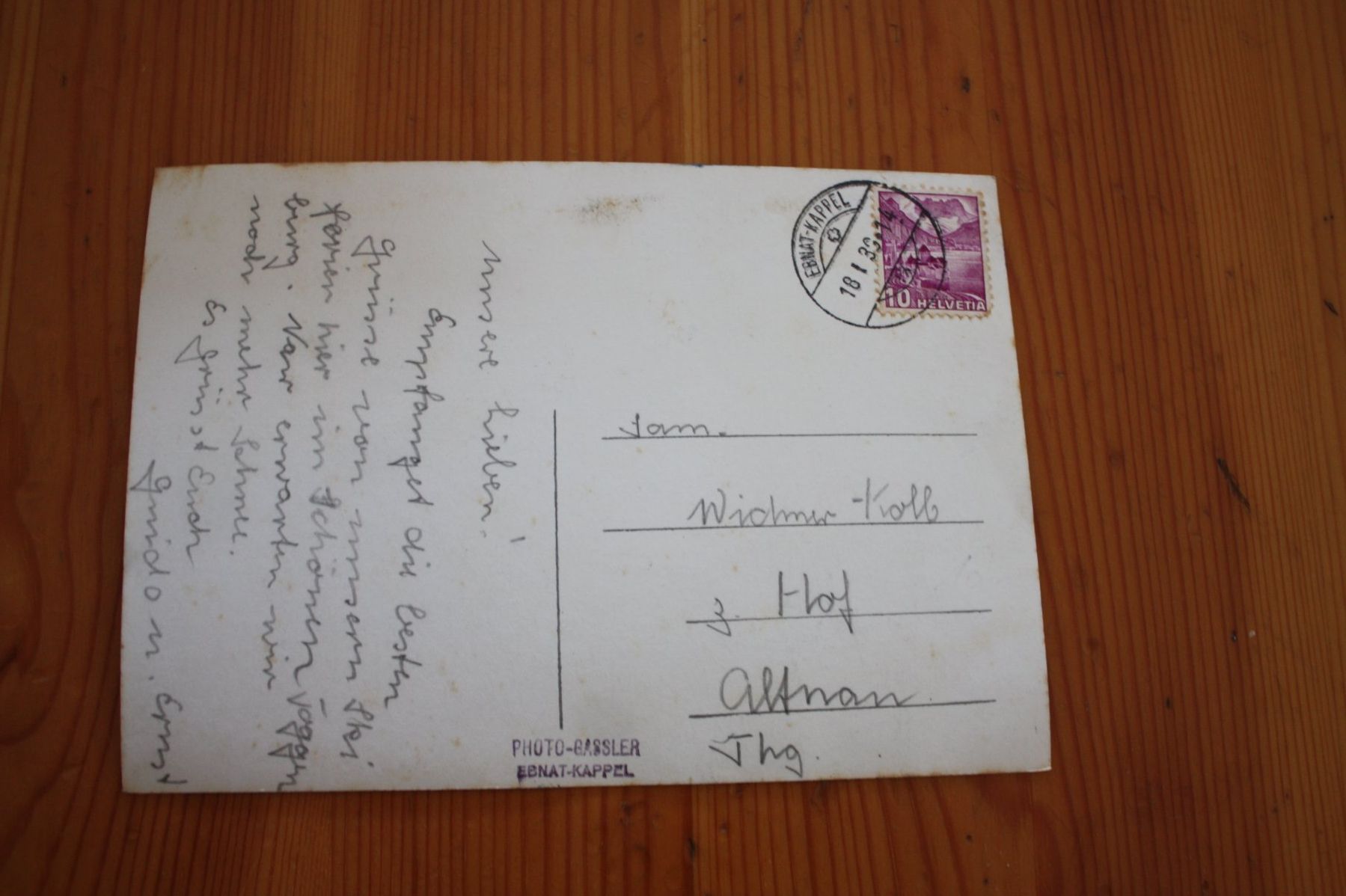 Cartoline postali: Kurhaus Bellevue – Usato da Altstätten SG venduto da sulim 1