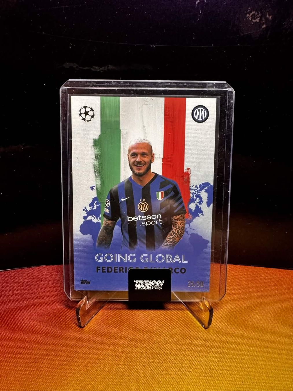 Topps Carte collezionabili: Federico Dimarco / Going Global 25/50 / TTF Exklusiv Insert – Nuovo (secondo la descrizione) da Berneck venduto da GL-Tradingcards
