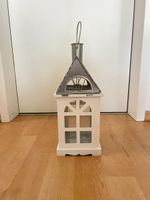 Laterne im Landhausstil (Holz & Metall)