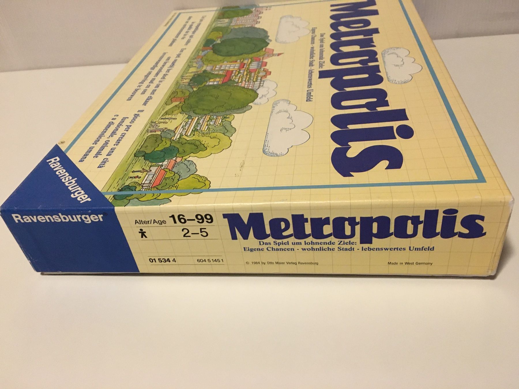 Ravensburger Spiele: Metropolis - Spiel von Ravensburger - 1984 – Gebraucht aus Andwil SG von Rainboli 1