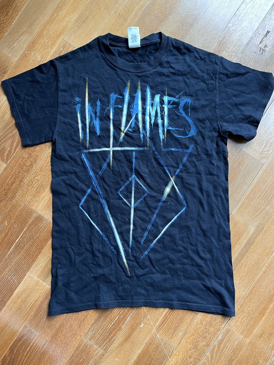 T-shirt: IN FLAMES Bandshirt schwarz – Usato da Ittigen venduto da str_9dw5