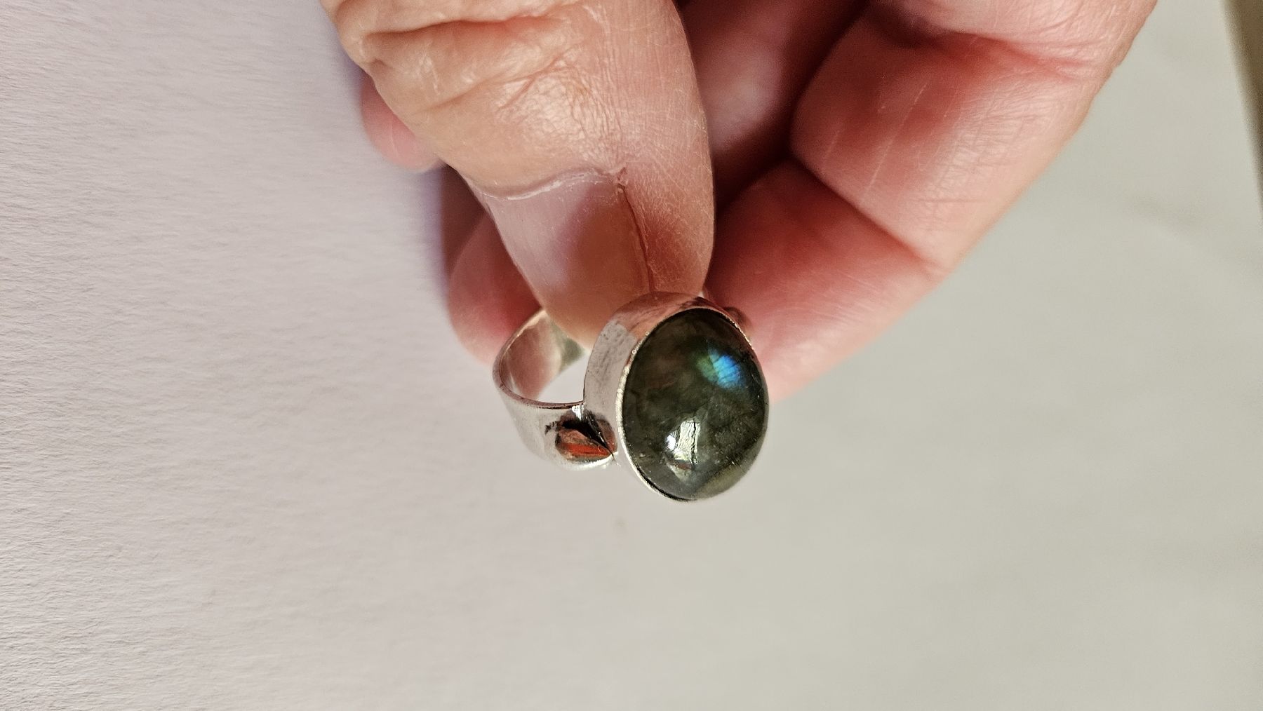 Ringe: belle bague argent et labradorite gr 49 – Gebraucht aus Lausanne von Angelite 3