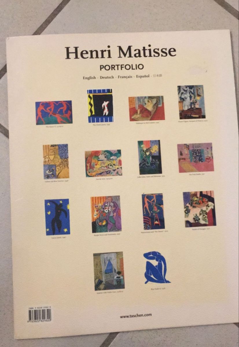Libri: Portfolio Henri Matisse – Usato da Moutier venduto da Happyvidedressing 2