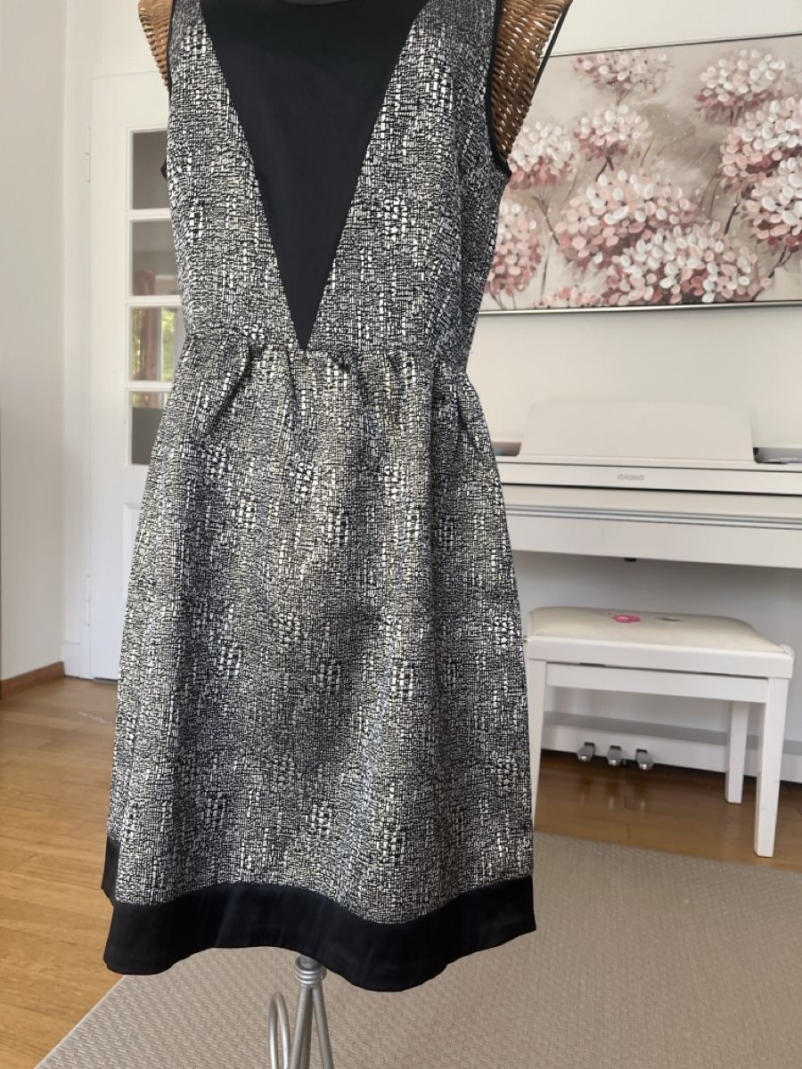 Morgan Vestiti: Kleid, Morgan, Gold-Silber schimmernd, 36 – Usato da Solothurn venduto da Bobesch08 2