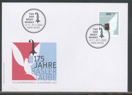 2020, FDC, Tag der Briefmarke  Basel, Beschreibung lesen