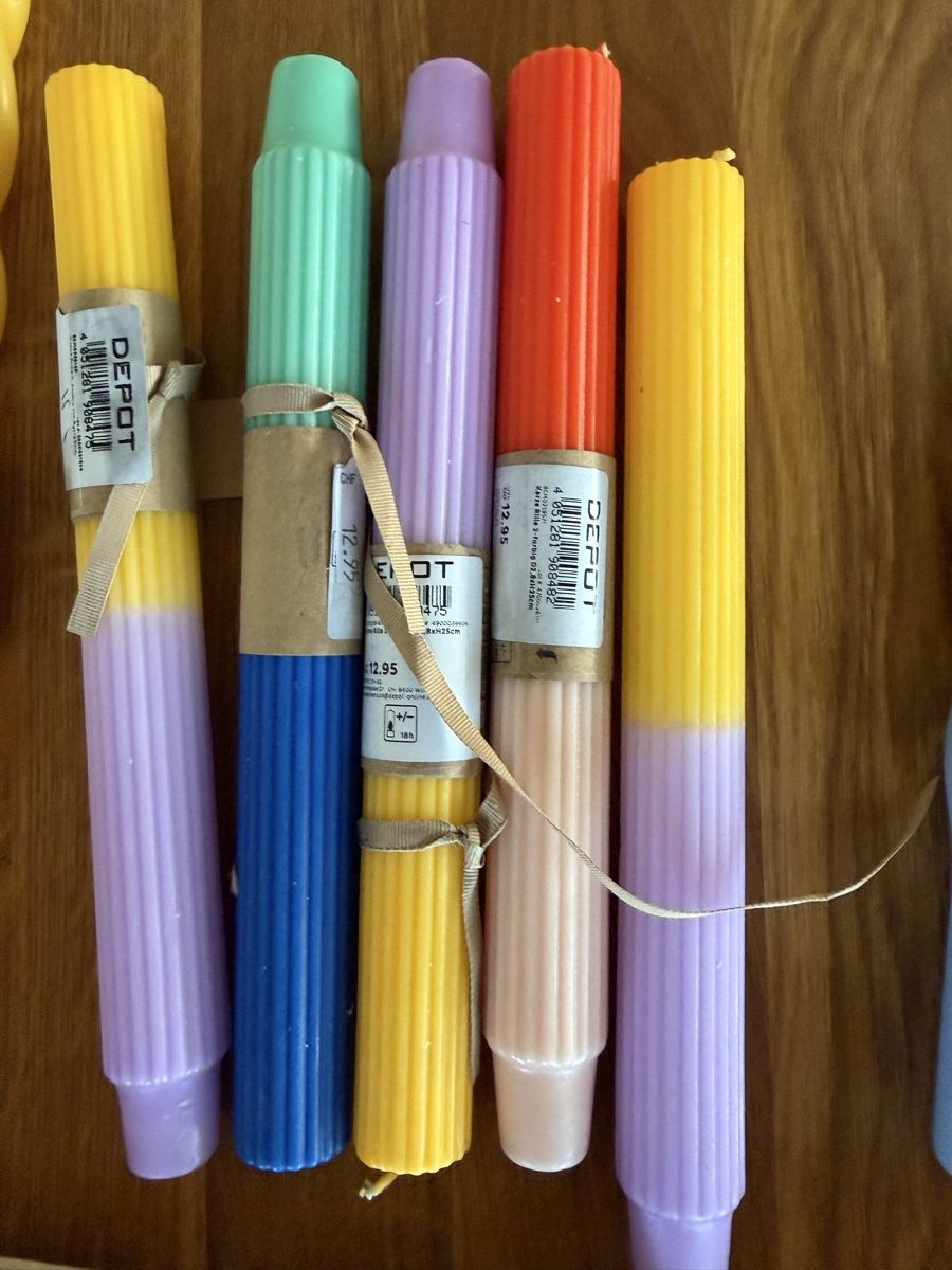 Candele: Kerzen-Set: Stabkerzen aller Art – Nuovo e nell'imballaggio originale da Winterthur venduto da Bacca_3 3