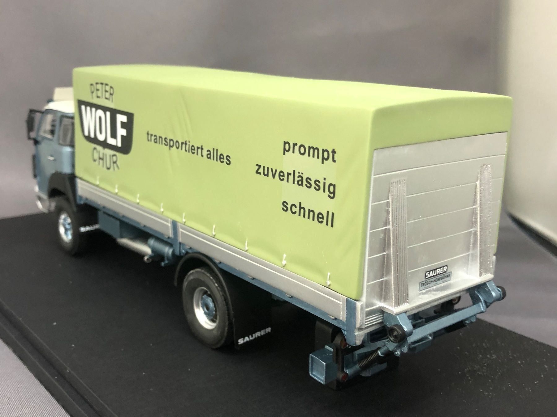 Saurer Modellini d'auto: SAURER D250B Wolf Chur ACE 1:43 – Nuovo e nell'imballaggio originale da Luzern venduto da aa43modelcars-Luzern 1