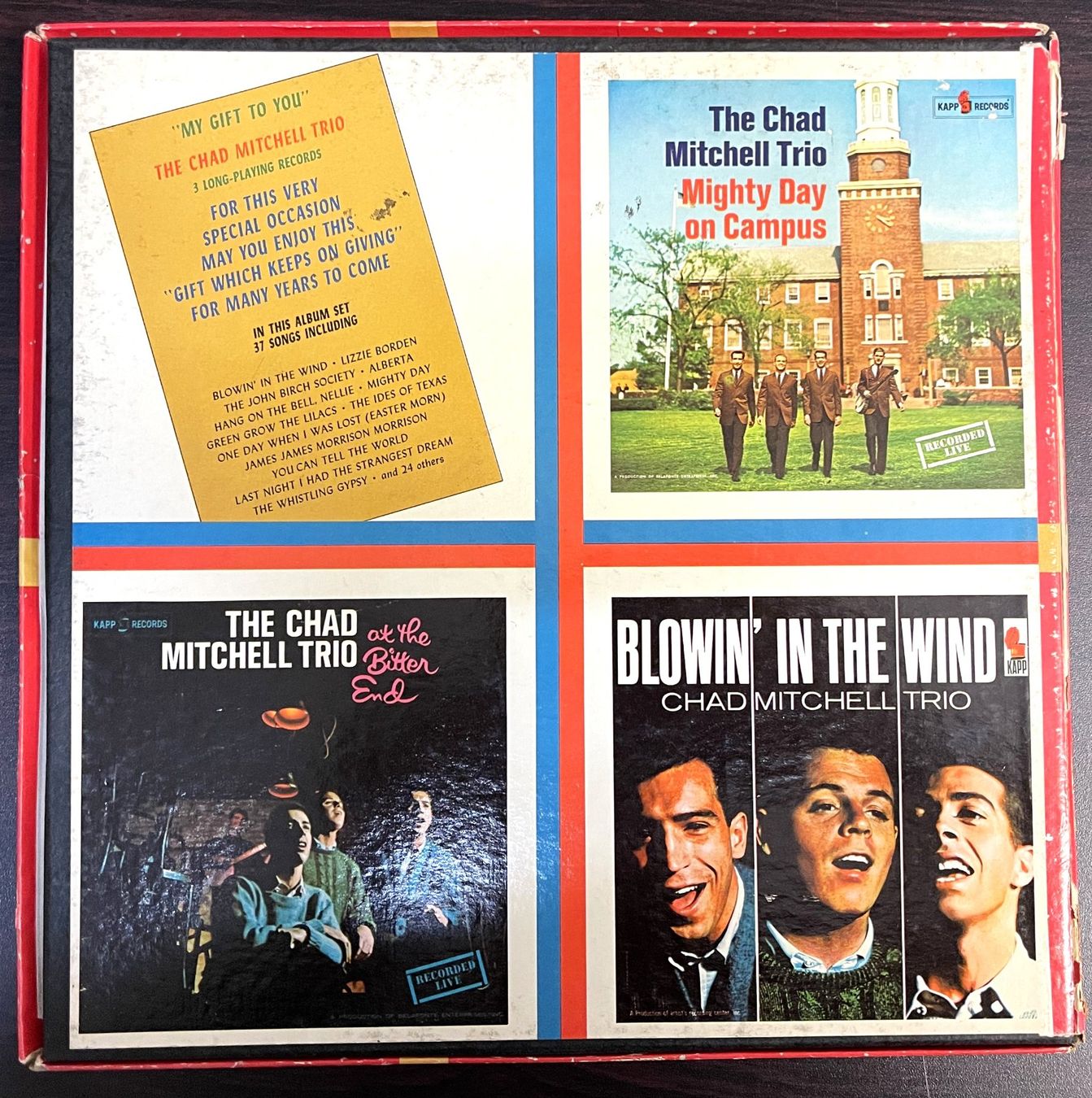 Chad Mitchell Trio, My Gift To You 3 LP BOX Vinyl (Gebraucht) in ...