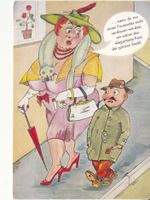 Humorkarte Carlo und Karlinchen ca. 1960