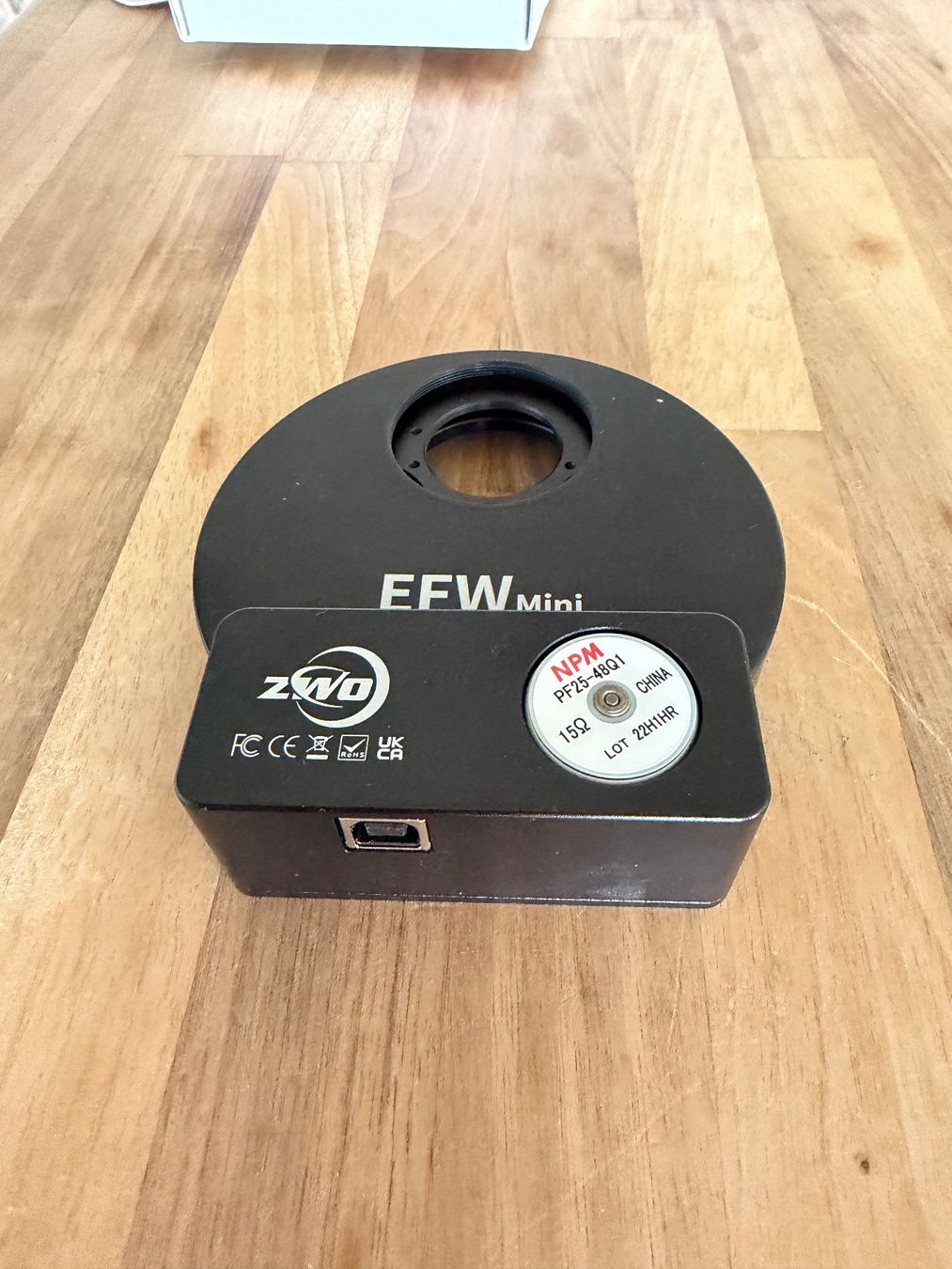 Zwo Télescopes: ZWO EFW Mini Filterrad 5 Positionen – D'occasion à Zürich par t33k4 1