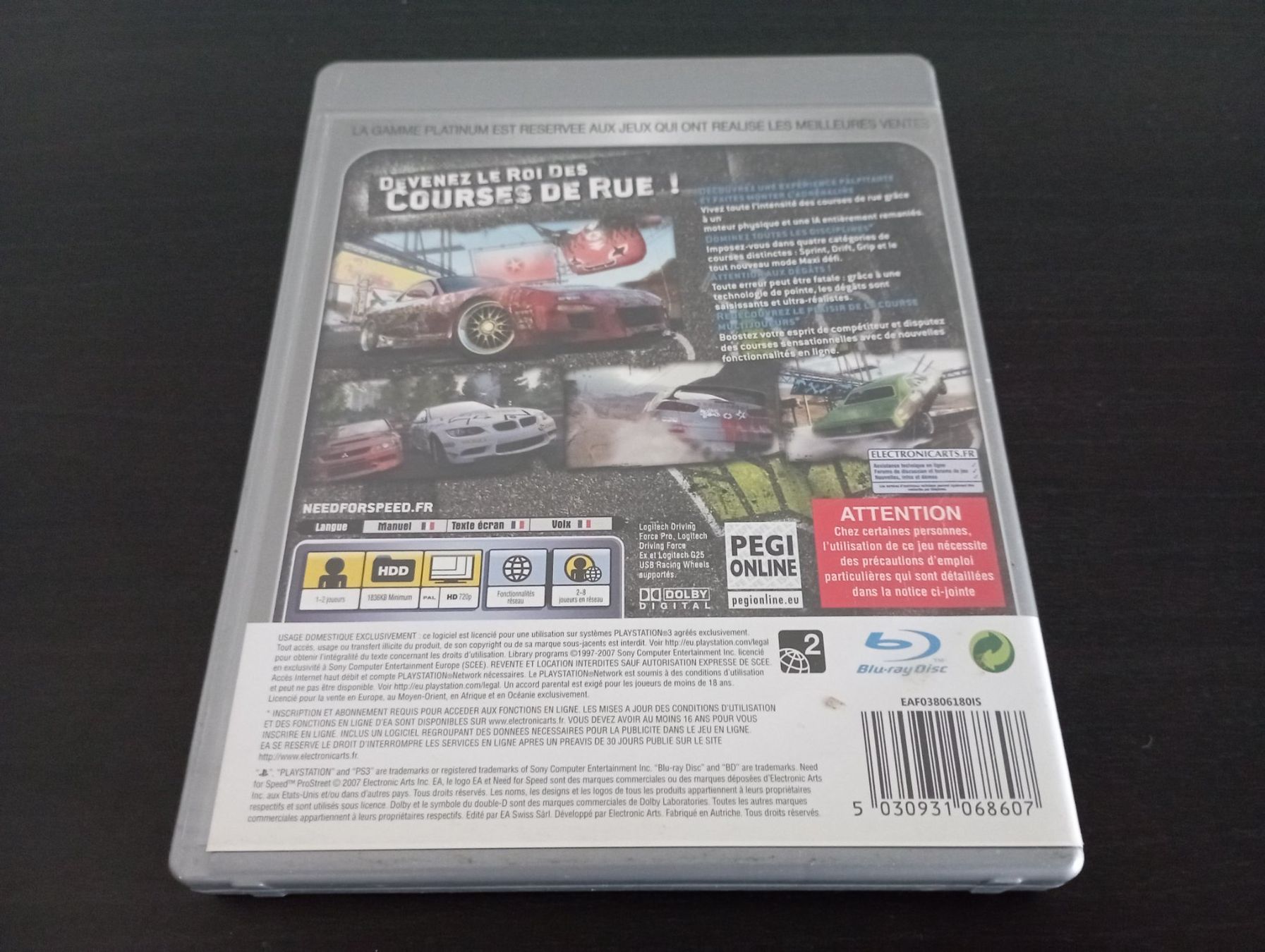 Sony Giochi: PS 3 Need for Speed Prostreet Platinum – Usato da Allschwil venduto da pri_9lsr 1