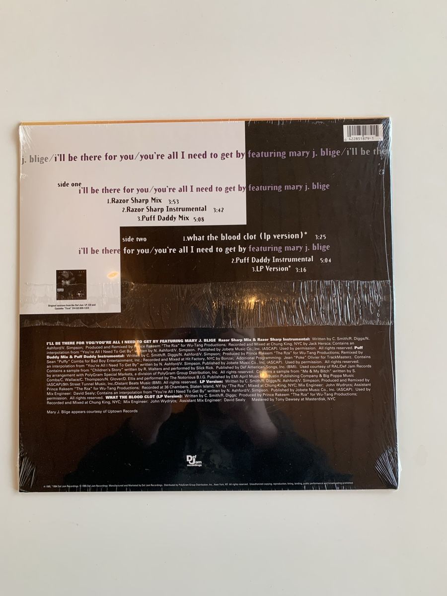 Dischi in vinile: Method Man, Single i‘ll be there for you OVP – Nuovo e nell'imballaggio originale da Zuchwil venduto da Stein87 1