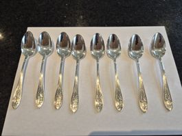 Alte Jugendstil Löffel versilbert