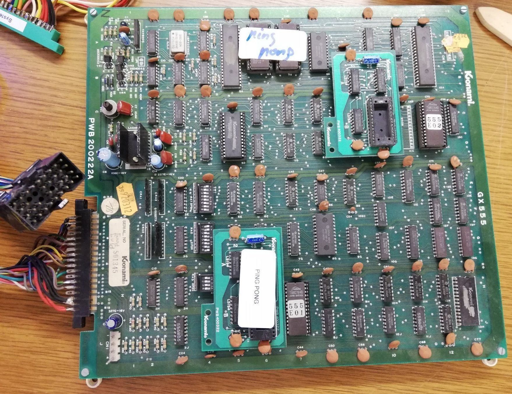 Slot Machine: Ping Pong / Arcade PCB orig. Konami – Usato da St. Gallen venduto da zorro_dc 3