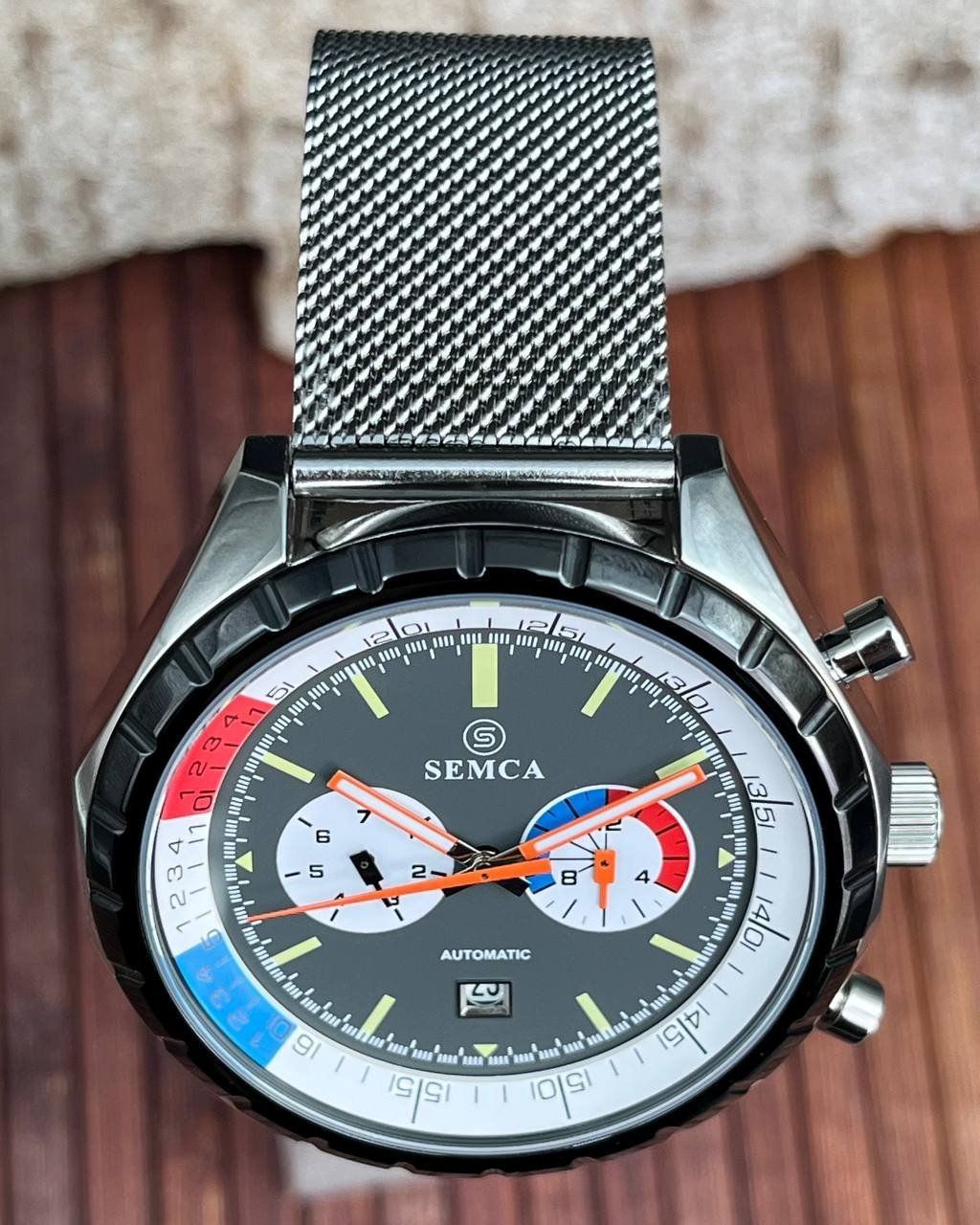 Uhren: Herren Uhr SEMCA Automatic Chronograph Armbanduhr – Gebraucht aus Kreuzlingen von lup_jd2v 2