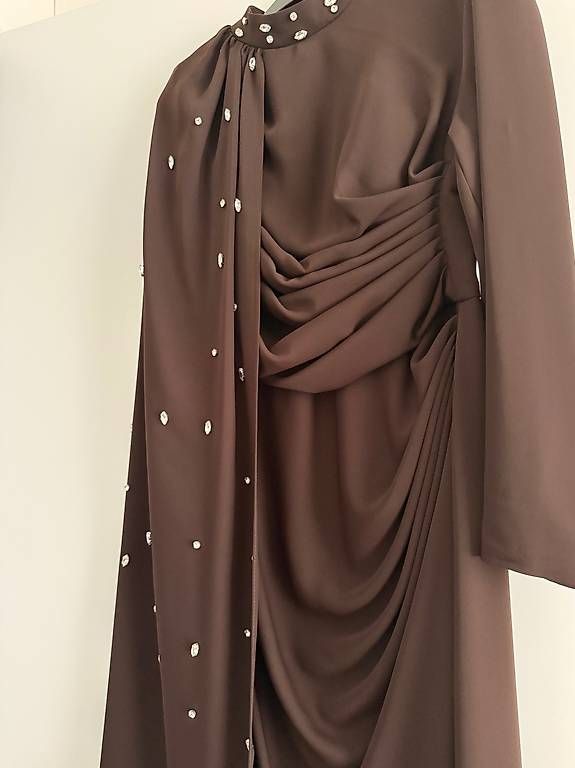 Vestiti: Abendkleid dunkelbraun NEU Gr. 42 – Nuovo (secondo la descrizione) da Dintikon venduto da fatma01 2