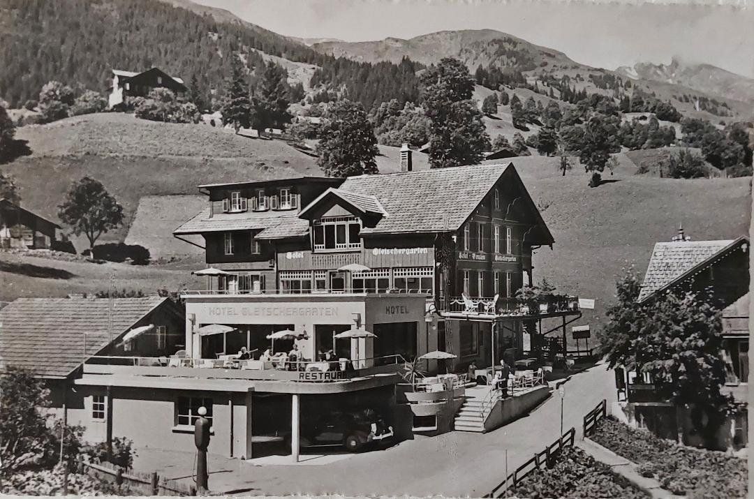 Cartoline postali: GRINDELWALD - Hôtel Gletschergarten – Usato da Delémont venduto da Domdom1