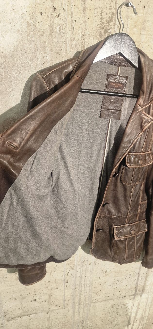 S.Oliver Jacken: s.Oliver Selection Lederjacke aus 100% Lammleder Braun Gr. M – Gebraucht aus Affeltrangen von Szafaoli 6