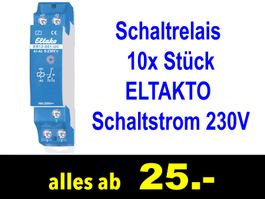 18. & 20. JUNI 🟡  Schaltrelais 10x Stück ELTAKTO /389X