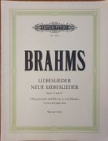 Brahms Liebeslieder, Op. 52 & 65, Partitur, gut erhalten