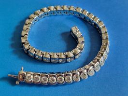Pierre Lang Tennis Armband rhodiniert