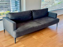 Schlafsofa "Steff" Studio Copenhagen, hellanthrazit, 218 cm