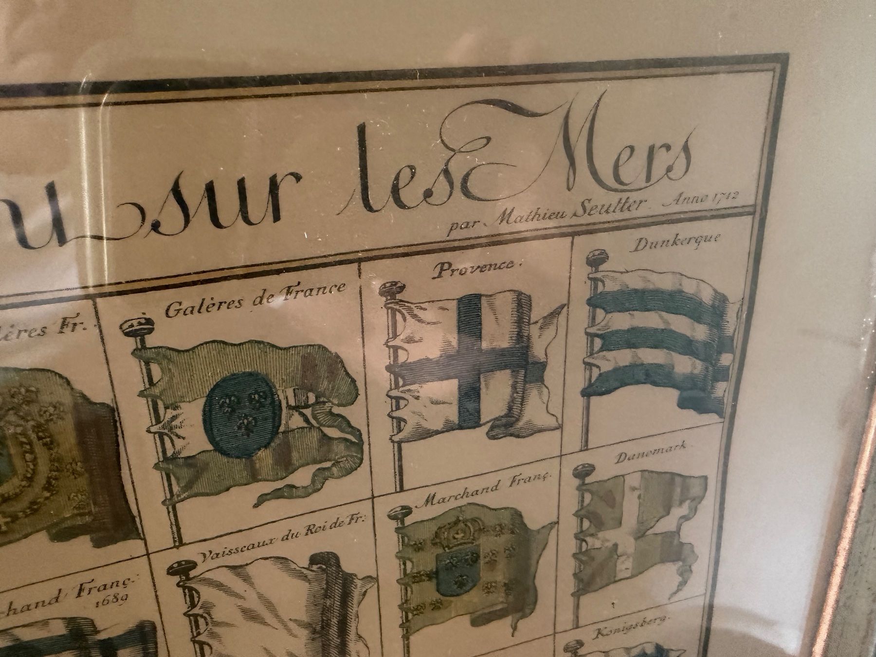Poster & Bilder: Antike Maritime Flaggen – Gebraucht aus Ebikon von Brenodor 3