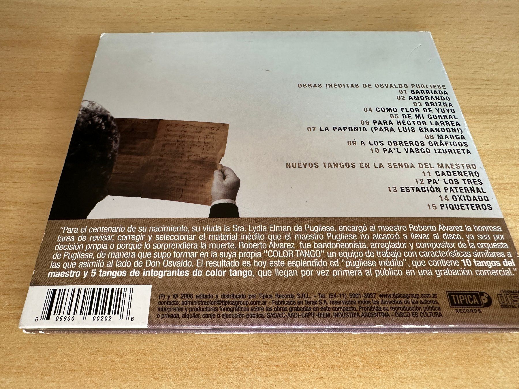 CD: Color Tango - Pugliese Inedito – Usato da Rikon im Tösstal venduto da Alpenmutz 1