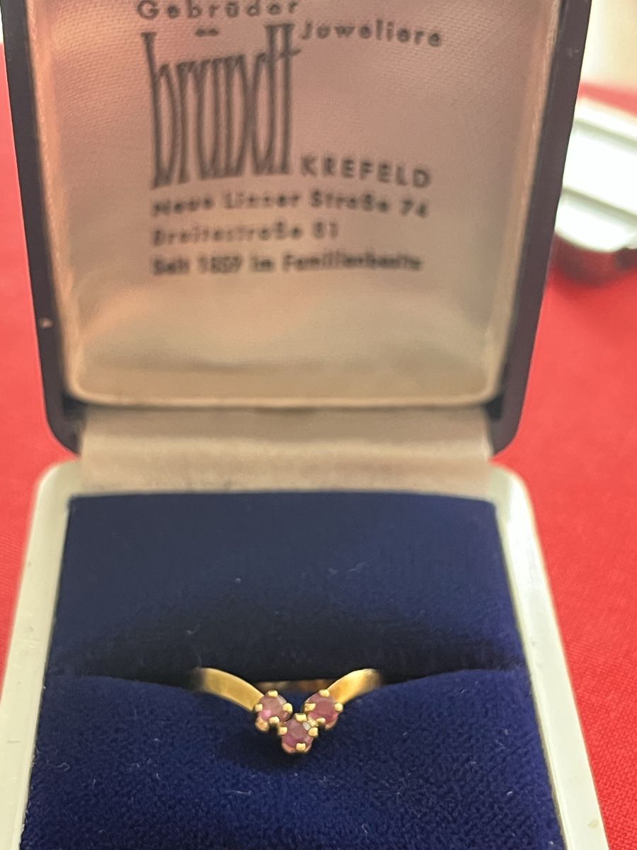 Ringe: 18K Goldring mit Rubies – Gebraucht aus Zürich von ZurichFee 4