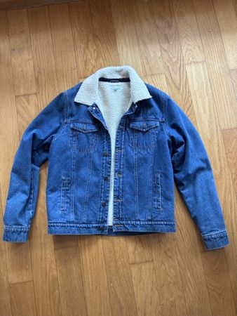 Gefütterte Jeansjacke Grösse L
