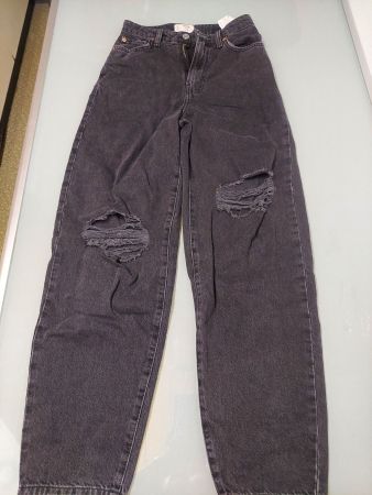 schwarze  Jeans Hose