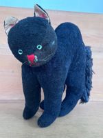 Vintage Stofftier Katze, 50er, Rarität!