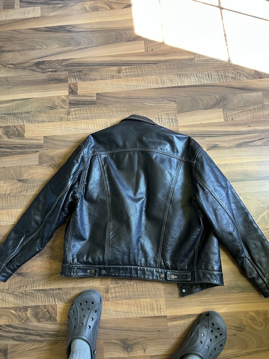Levi's Vestes: Lederjacke, Levis größe L. Top Zustand echtes Leder – D'occasion à Benken ZH par Audi-erich 3