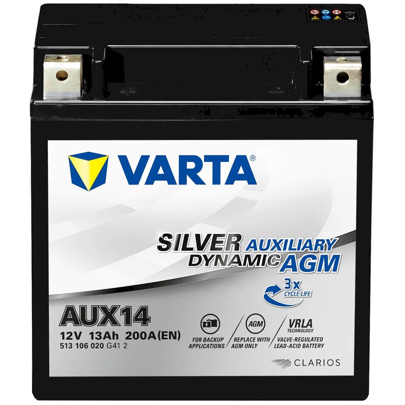 Batterie: Varta Silver Dynamic AUX14 AGM 12V 13Ah – Nuovo e nell'imballaggio originale da Bottighofen venduto da zaap
