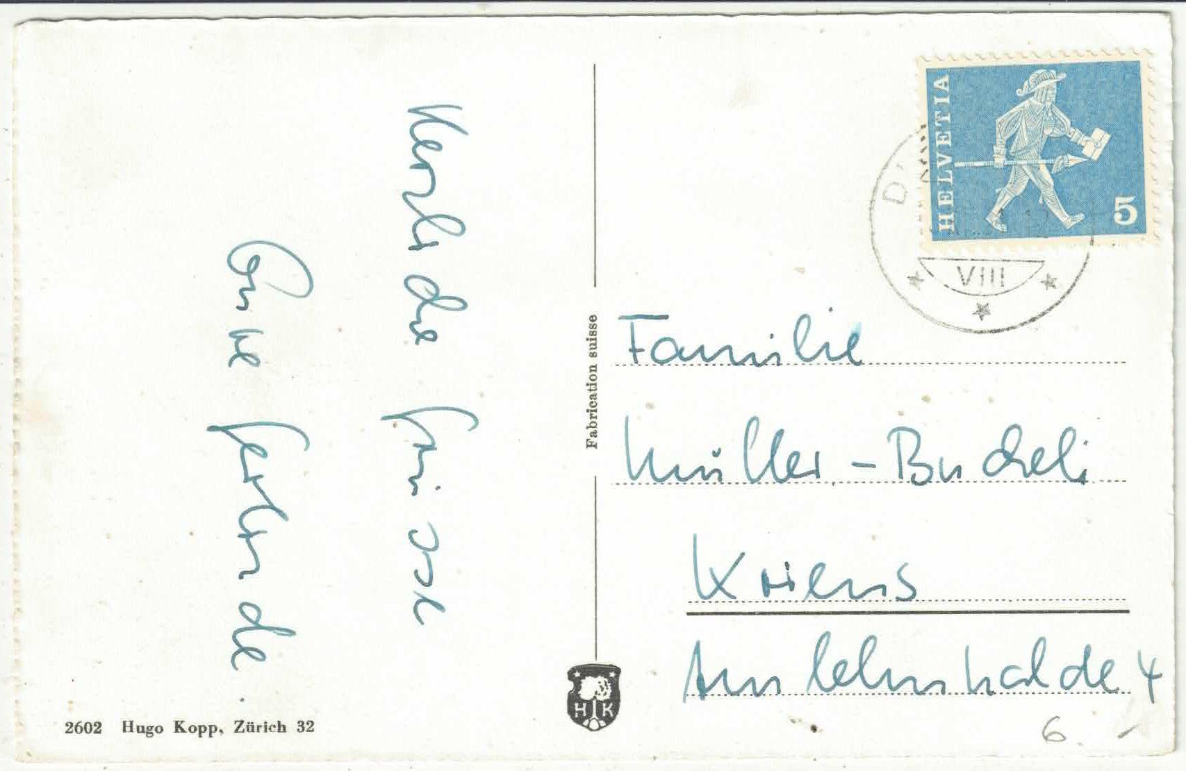 Cartoline postali: Dielsdorf - Generalansicht – Usato da Ettingen venduto da Kartenplanet 1
