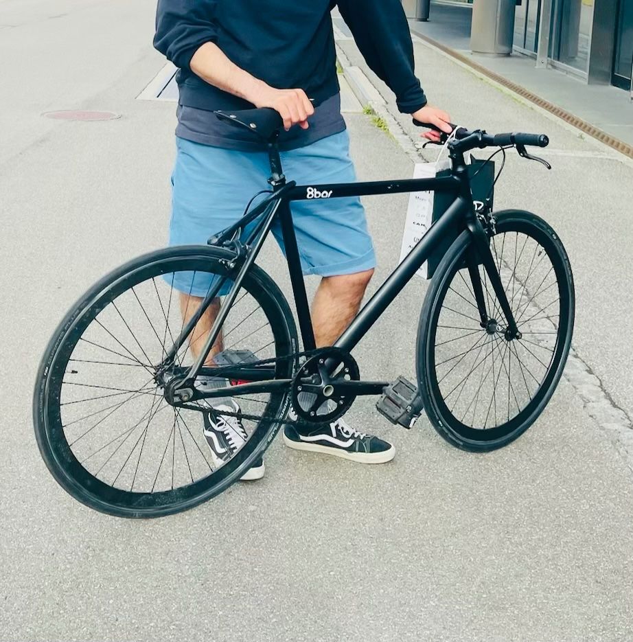 Biciclette: 8 bar Velo mit Brooks sattle single speed – Usato da Fribourg venduto da waves55