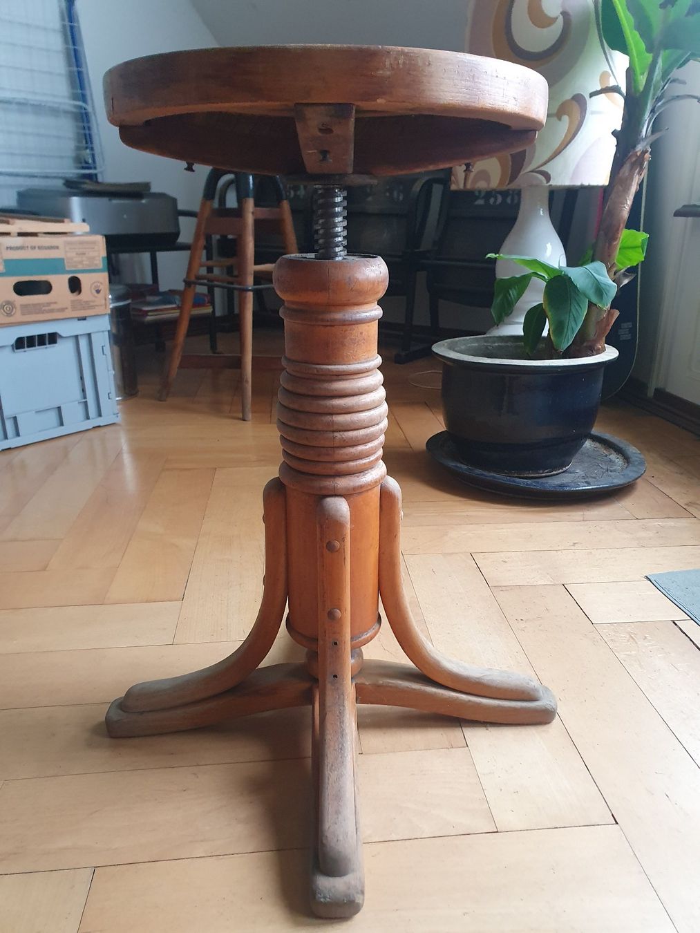 Horgen Glarus Sgabelli: Horgenglarus Barhocker Holz – Usato da Luzern venduto da Bonus73 1