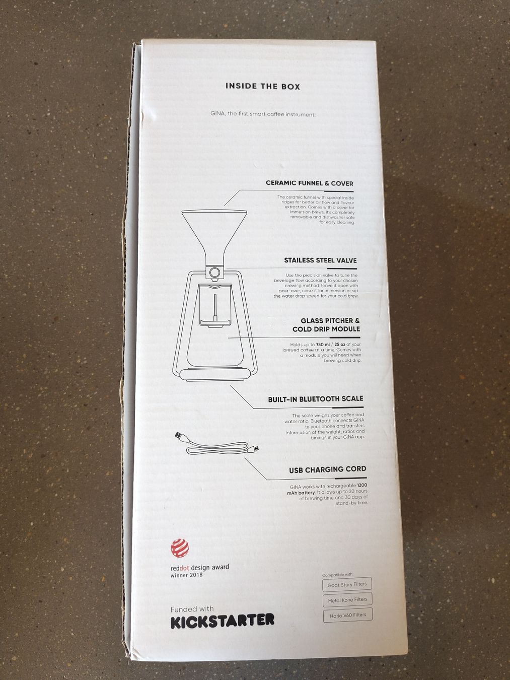 Macchine per caffè & Macchine per espresso: GINA smart coffee instrument – Nuovo e nell'imballaggio originale da Zürich venduto da aurelie.99 2
