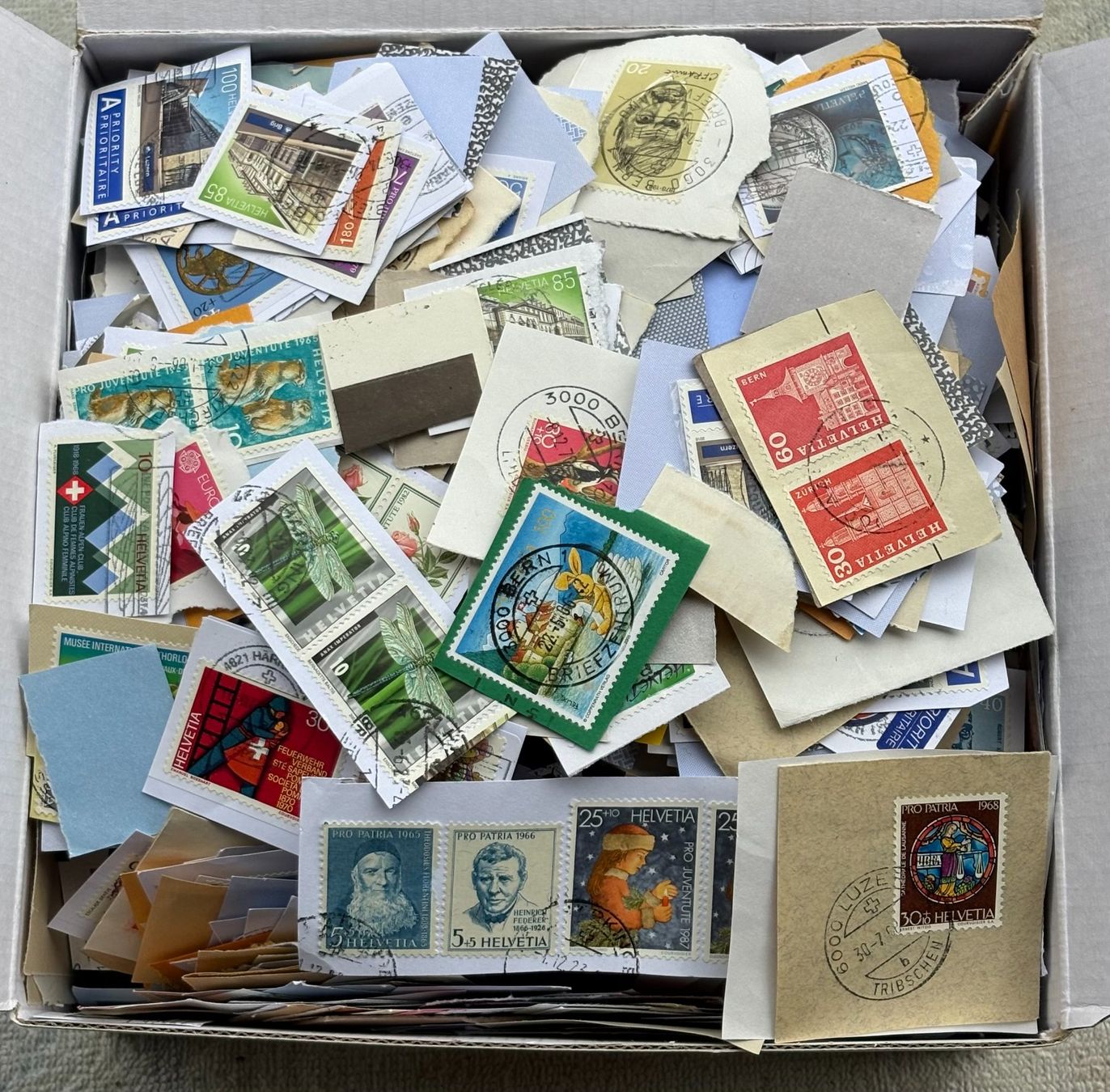 Alle Briefmarken: SCHWEIZER BRIEFMARKEN – Gebraucht aus Ostermundigen von wini63