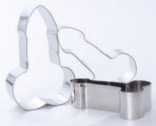 Teglie da forno: Set Penis Ausstechform Cookie Cutter Guetzli Junggesellen – Nuovo e nell'imballaggio originale da Dättlikon venduto da easythings 1