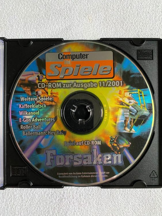 Retro PC Game: Computer Bild Spiele 2001 / Forsaken usw (Gebraucht) in ...