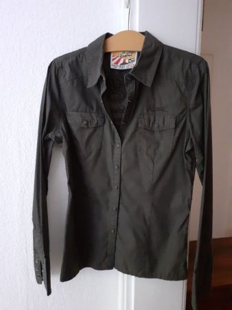Rassig-elegante Bluse, dunkelbraun