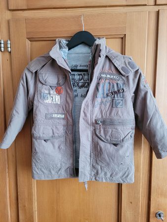 Coole Übergangsjacke Gr.110 Wild Life Safari Jungen