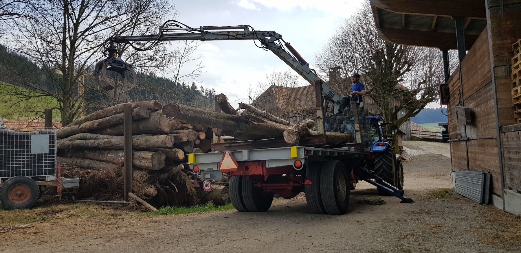 Anhänger: Lkw Krananhänger – Gebraucht aus Walkringen von Swedy 6