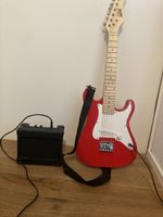 Kinder E-Gitarre rot mit Verstärker 